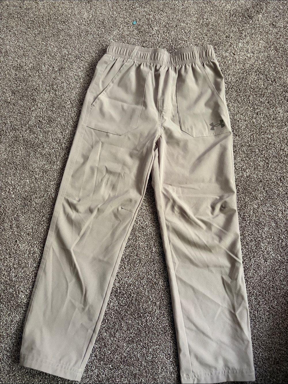 Under Armour Kids Taupe lightweight pants